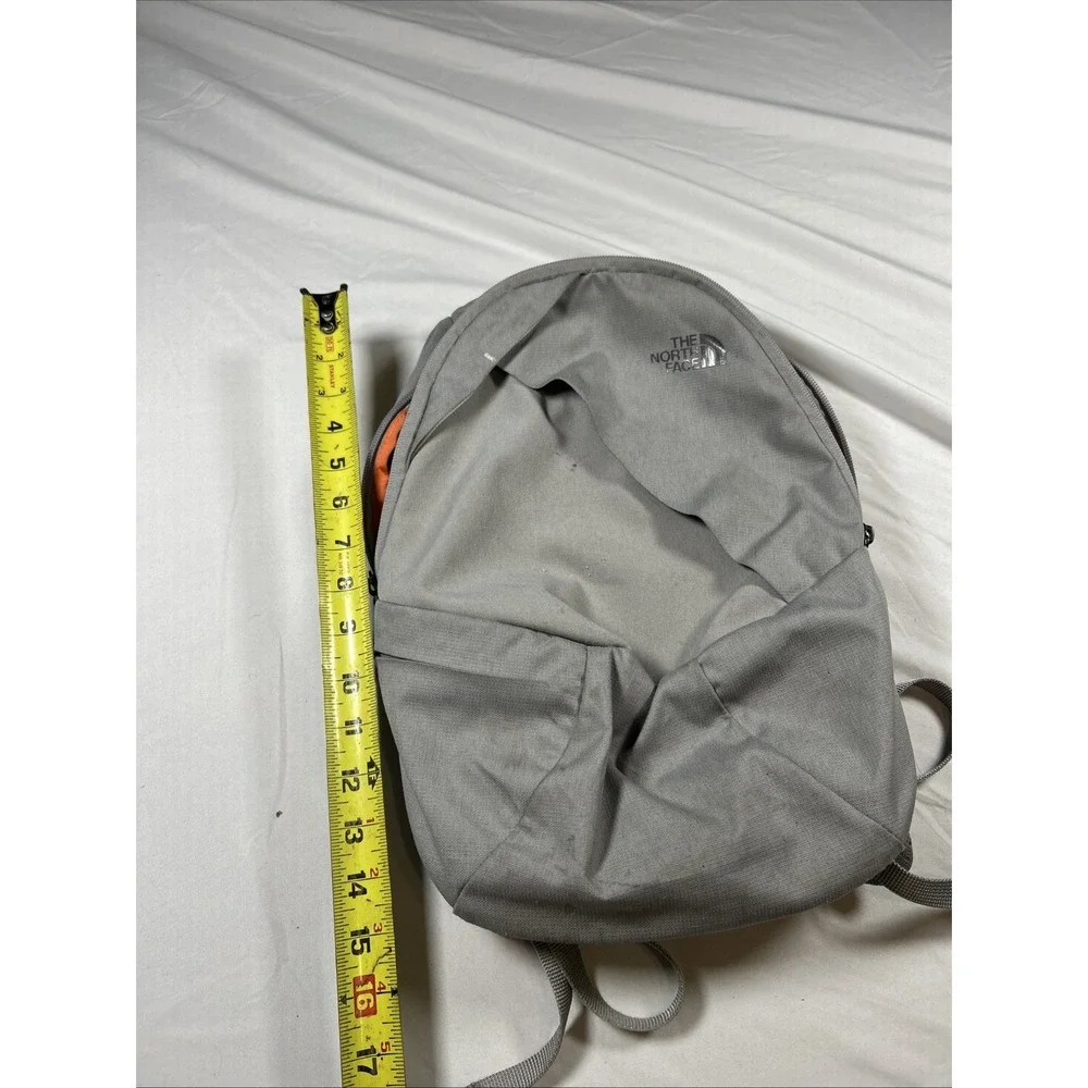 The North Face Electra Hiking Backpack Gray Zip Padded Straps Used